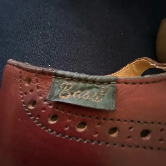 Bass vintage leather spectator style Mary Jane shoe - Picture 8 of 11